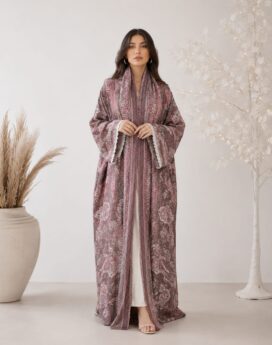 Pink Pasmina Abaya