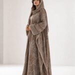 Pashmina Brown Abaya